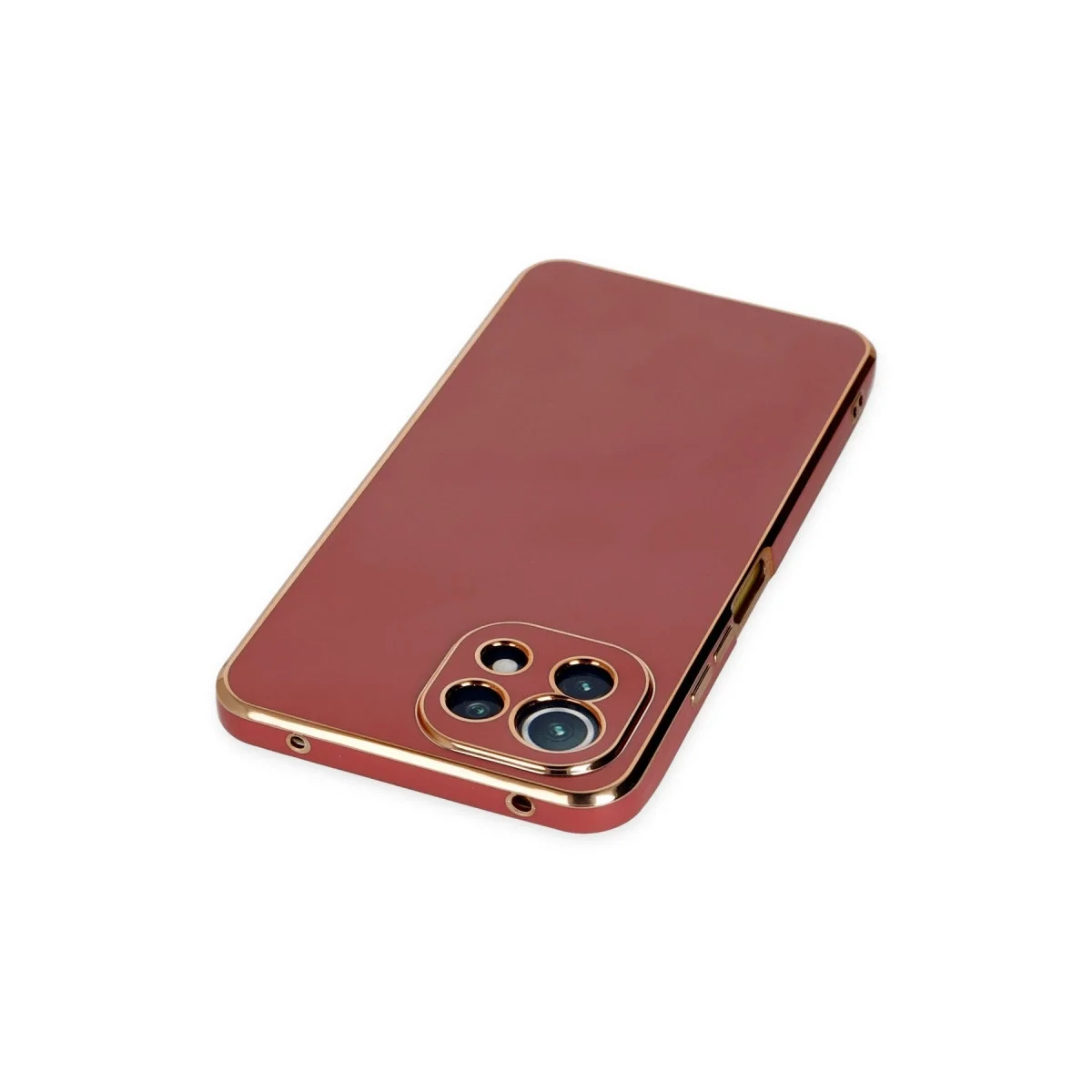 Xiaomi Mi 11 Lite Kılıf Volet Silikon - Kırmızı görsel 4