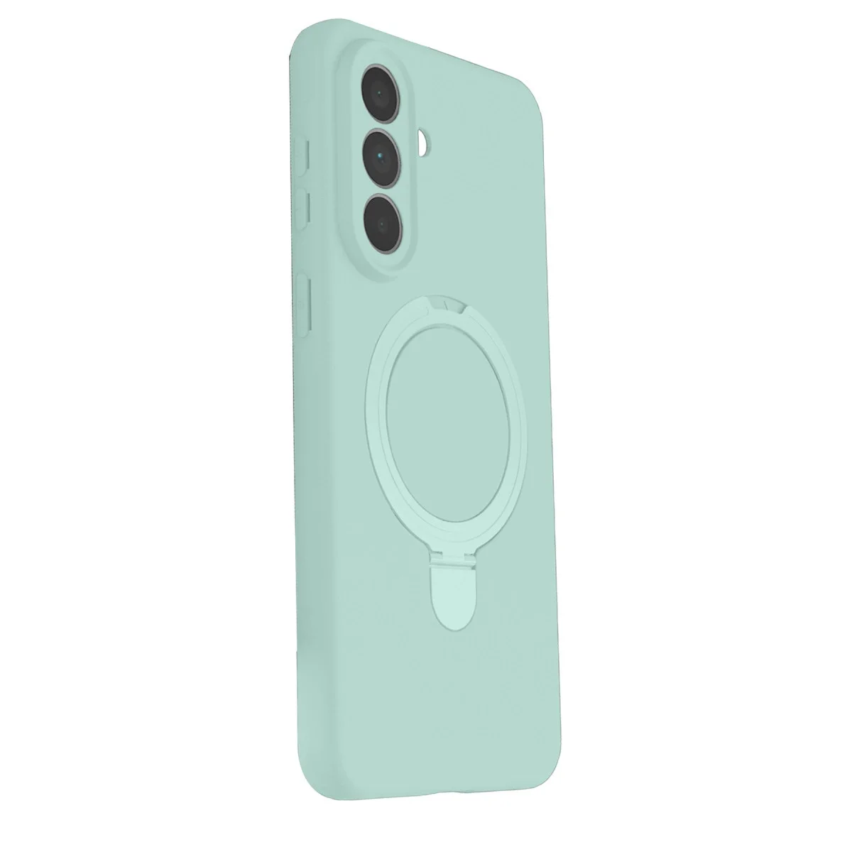 Samsung Galaxy A57 5g Regal Magsafe Standlı Kapak - Su Yeşili görsel 3