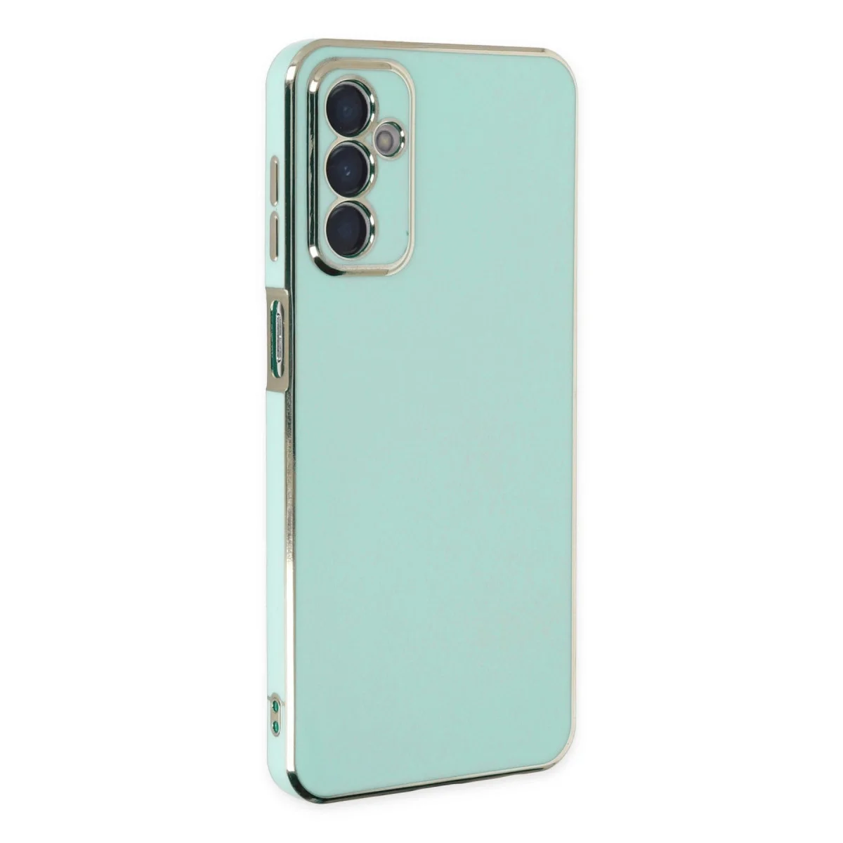 Samsung Galaxy A04s Kılıf Volet Silikon - Açık Yeşil görsel 2