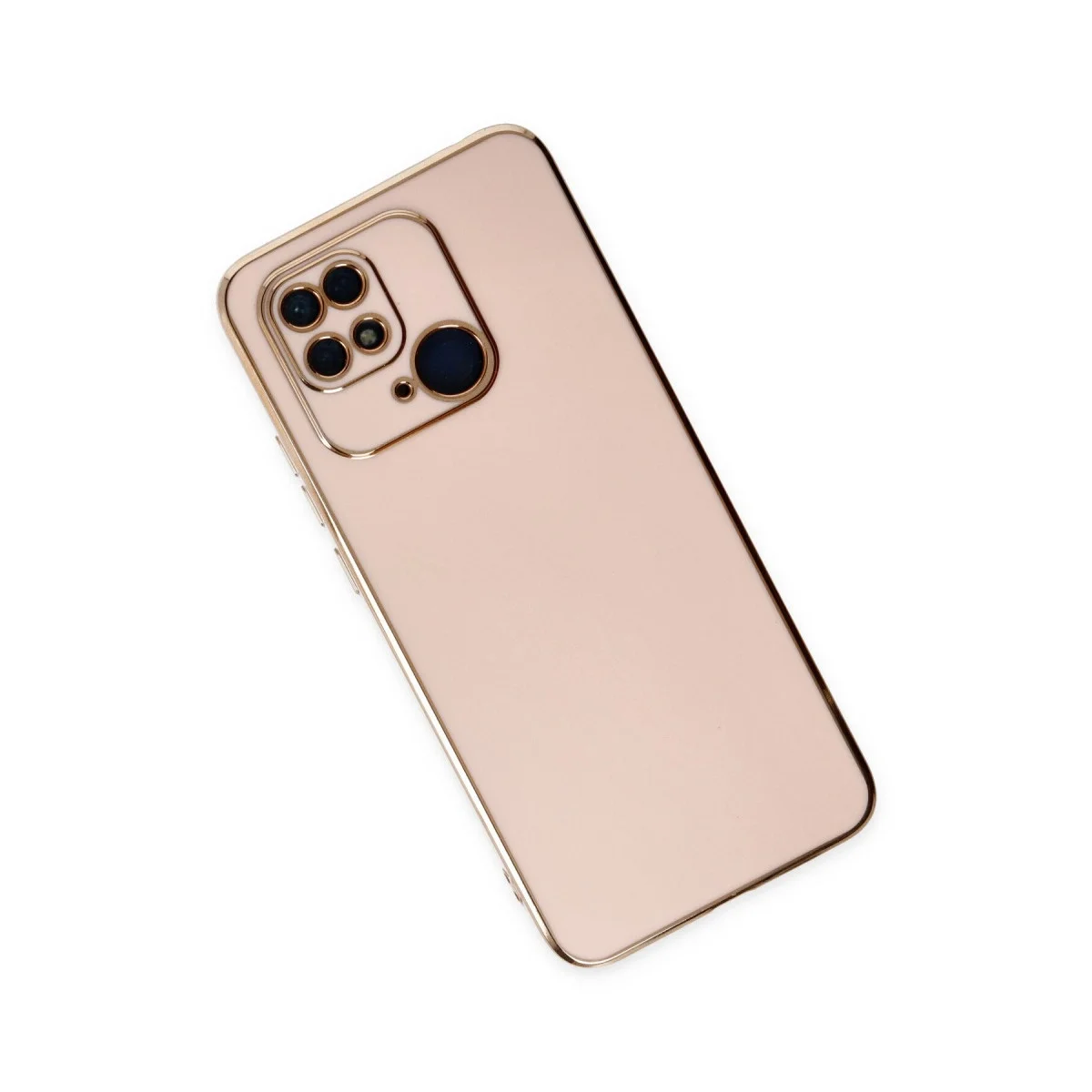 Xiaomi Redmi 10c Kılıf Volet Silikon - Pembe görsel 3