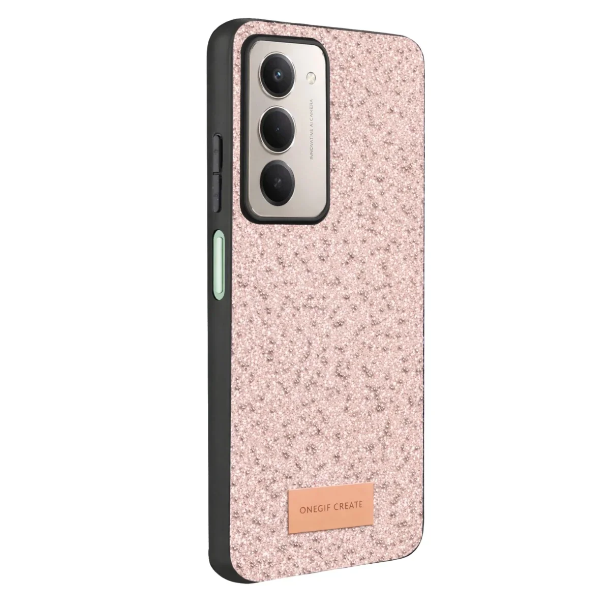 Onegif Xiaomi Redmi 15 4G Bright Simli Kapak - Pembe görsel 3