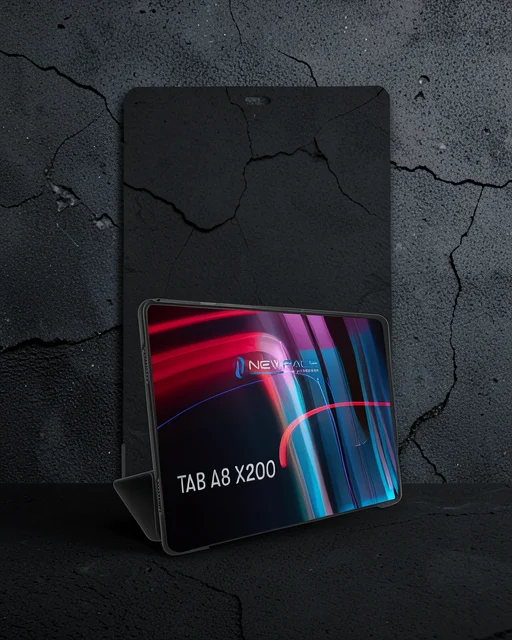 Samsung Galaxy X200 Tab A8 10.5 Kılıf Tablet Smart Kılıf - Siyah