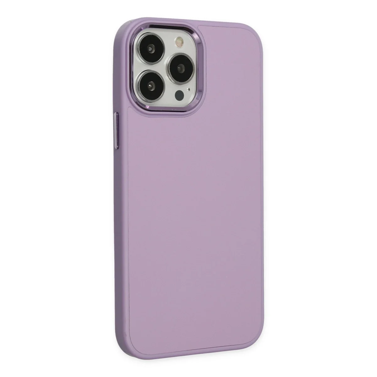 Apple İphone 13 Pro Kılıf Asya Deri Silikon - Lila görsel 2