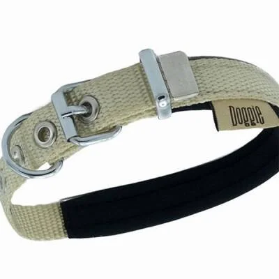 Konfor Dokuma Köpek Boyun Tasması Haki 1,5X20-25 Cm