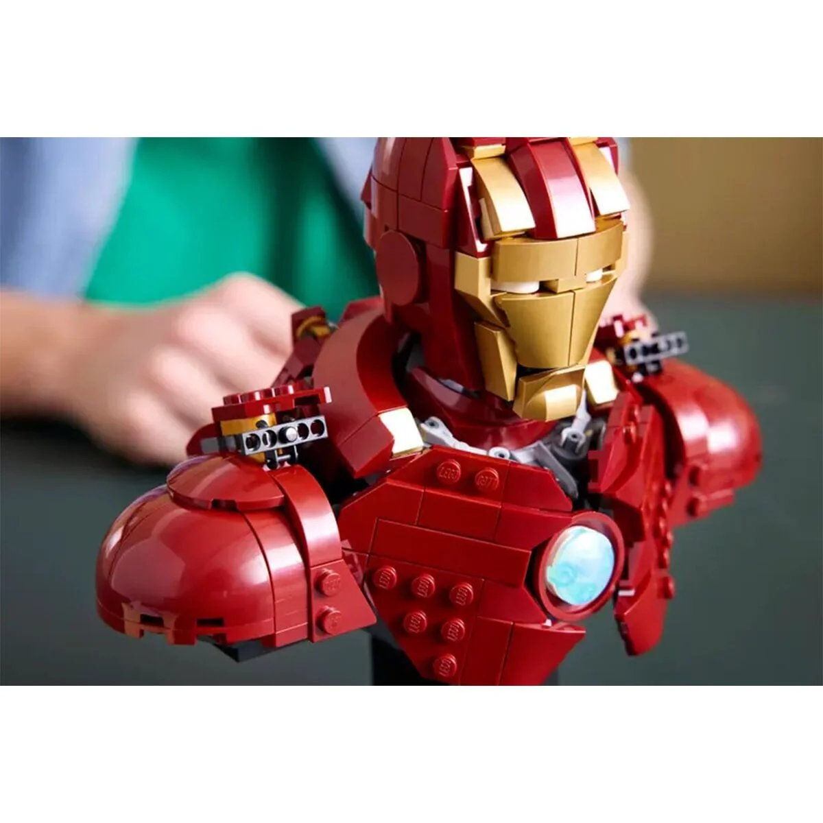76327 Lego Marvel Iron Man MK4 Büstü 436 parça +18 yaş görsel 5