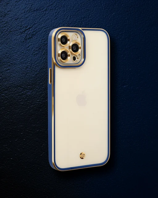 Apple İphone 12 Pro Max Kılıf Liva Lens Silikon - Mavi