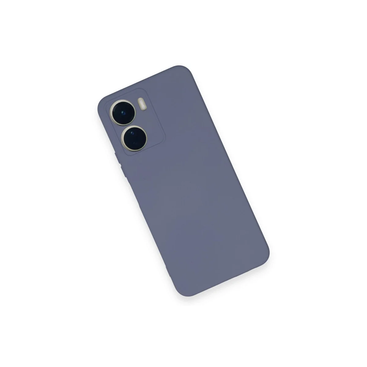 Vivo Y16 Kılıf Nano İçi Kadife Silikon - Gri görsel 3