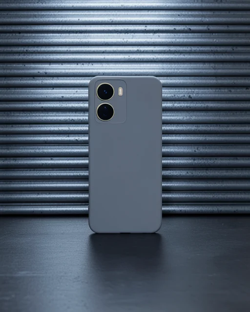 Vivo Y16 Kılıf Nano İçi Kadife Silikon - Gri