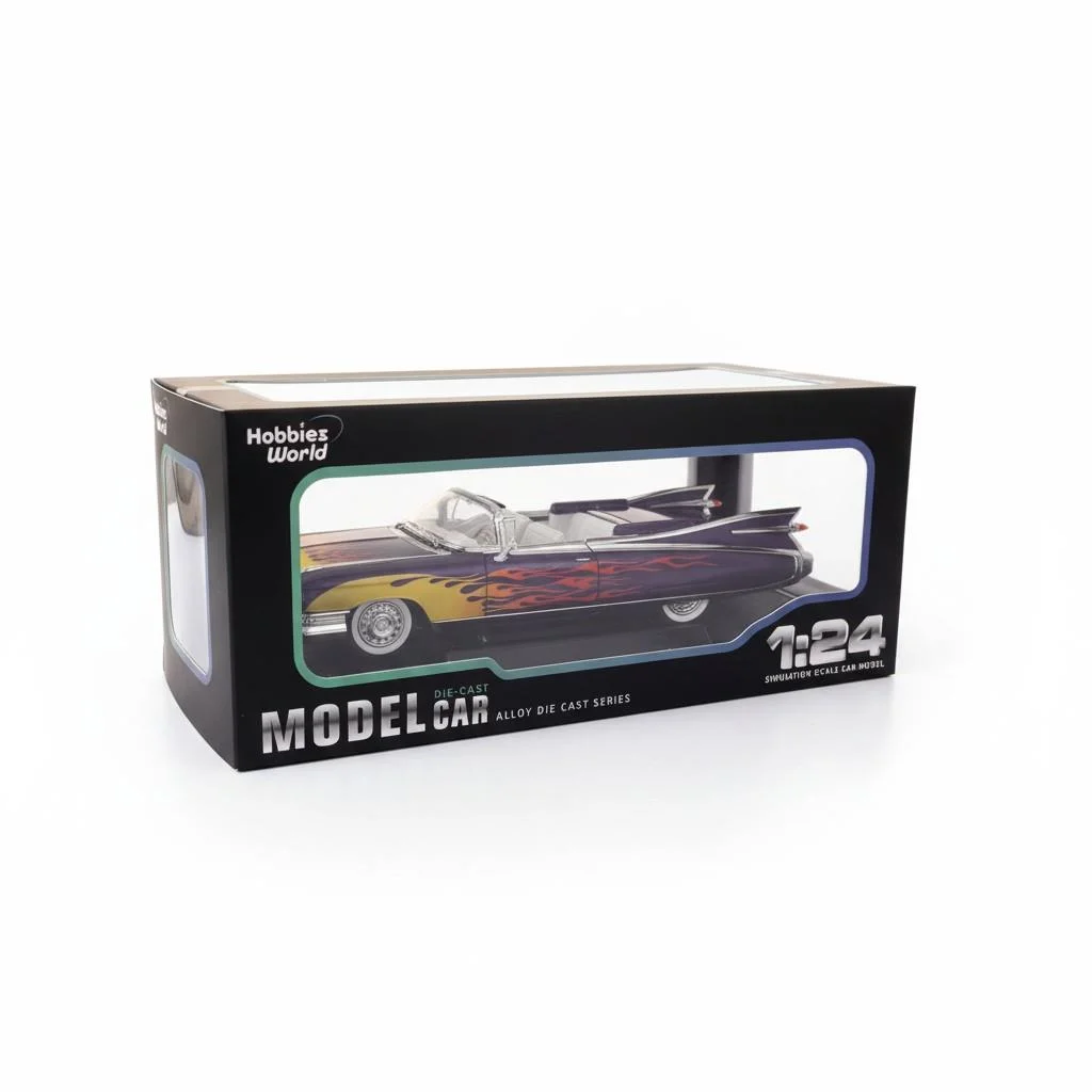 1901-601A.1/24 Cadillac Eldorad Alev Metal Model Araba görsel 4