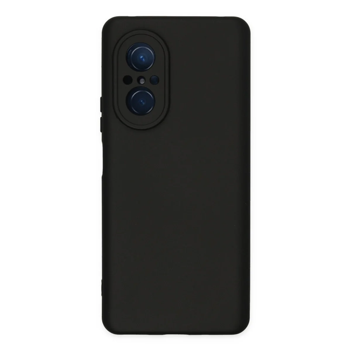 Huawei Nova 9 Se Kılıf Nano İçi Kadife Silikon - Siyah