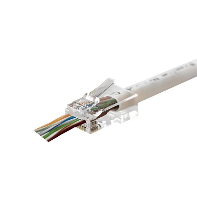 MPC6U3EZ CAT6 Plug U/utp EZRJ45 Yeni Nesil Altın Uç Konnektör 100 Lü Paket