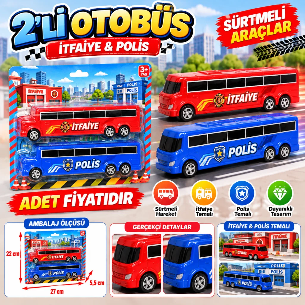 NZM-267 2'Li Otobüs (itfaiye,polis) adet fiyatıdır