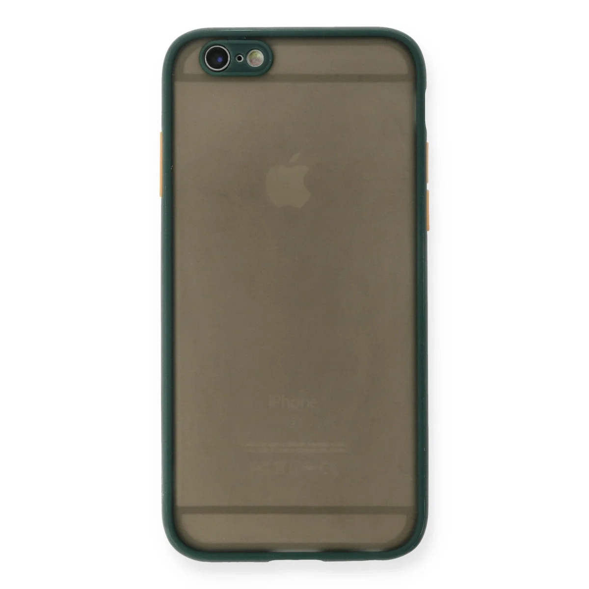 Apple İphone 6 Kılıf Montreal Silikon Kapak - Yeşil