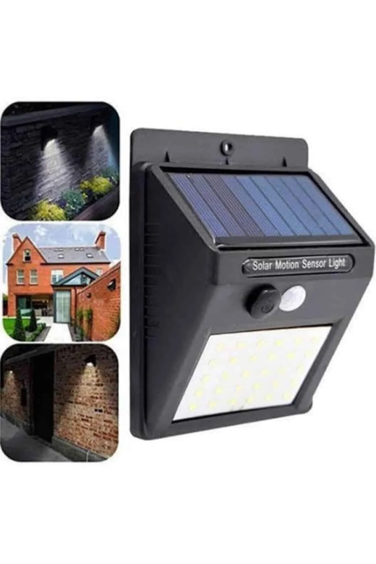 Bahçe Aydınlatması Güneş Enerjili Led Işık Lamba Sensörlü Dekoratif Yeni Nesil görsel 4