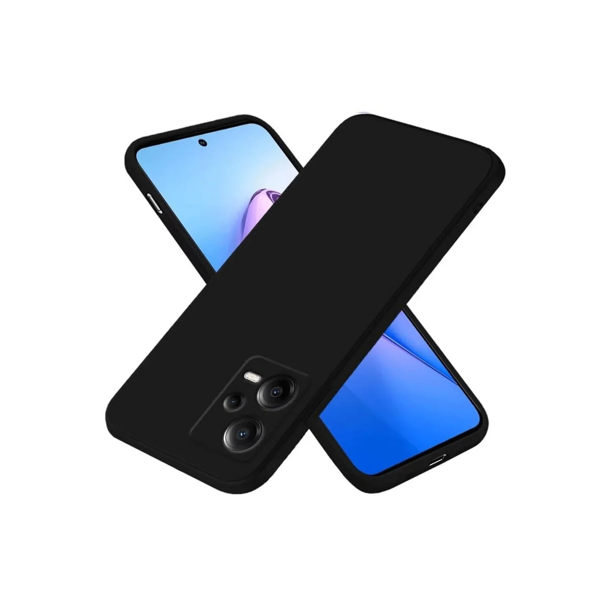 Xiaomi Poco X5 5g Kılıf First Silikon - Siyah görsel 2