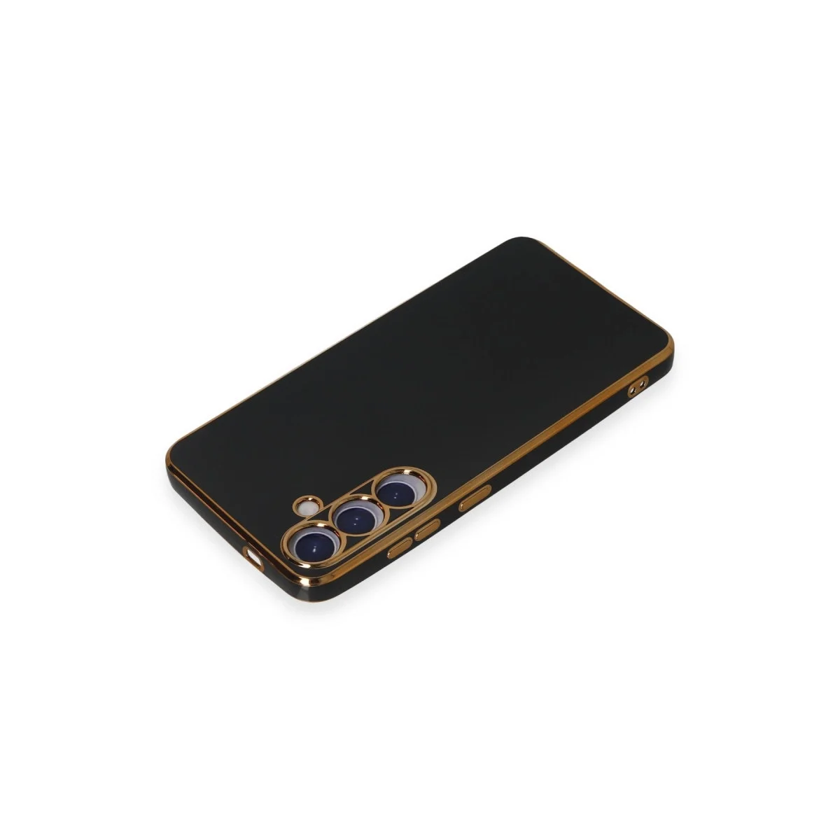 Samsung Galaxy S24 Kılıf Volet Silikon - Siyah görsel 3