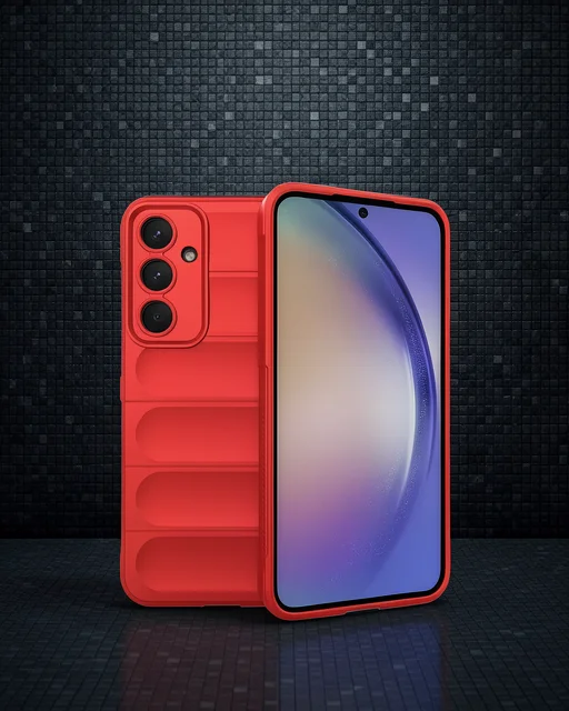 Samsung Galaxy M14 5g Kılıf Optimum Silikon - Kırmızı