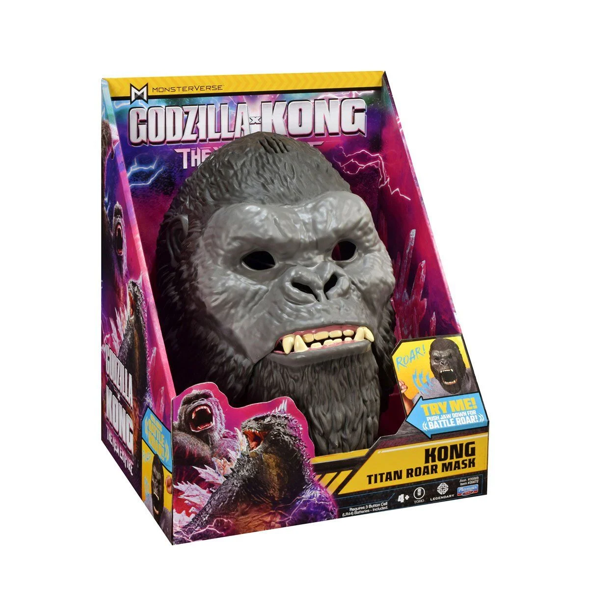 MN306000 Godzilla vs. Kong Sesli Maske - 35699 görsel 4