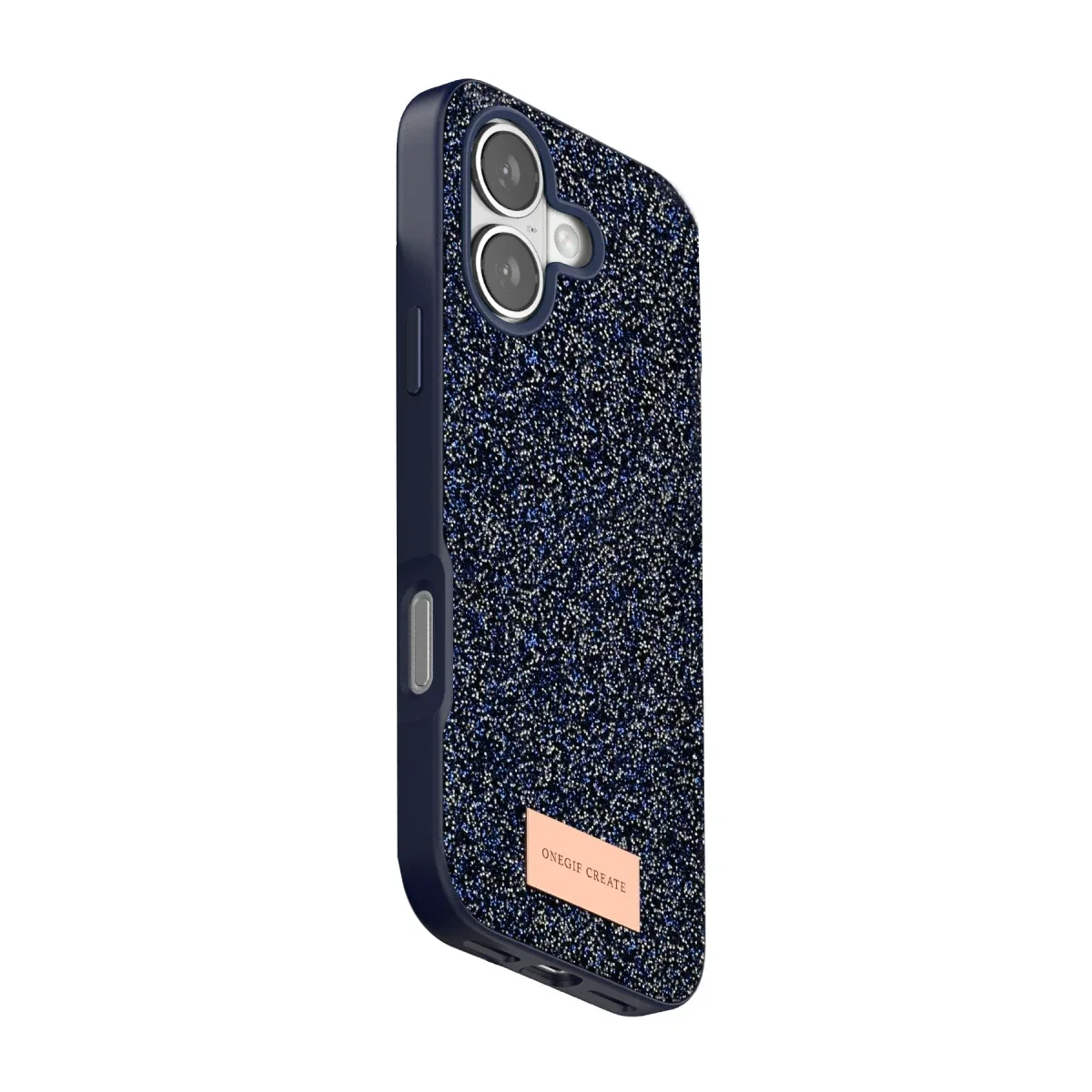 Onegif Apple iPhone 17 Bright Simli Kapak - Mavi görsel 3