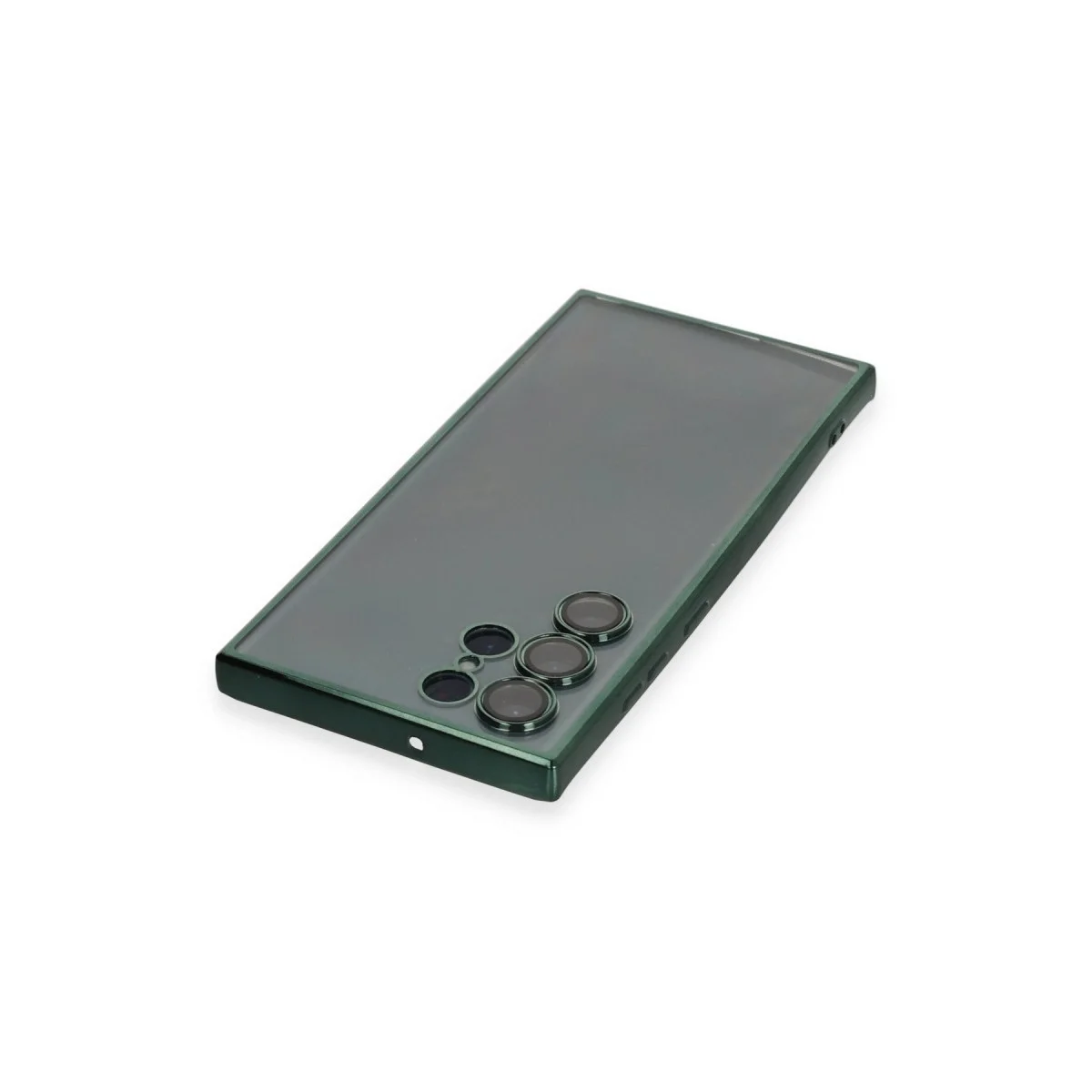 Samsung Galaxy S22 Ultra Kılıf Razer Lensli Silikon - Yeşil görsel 4