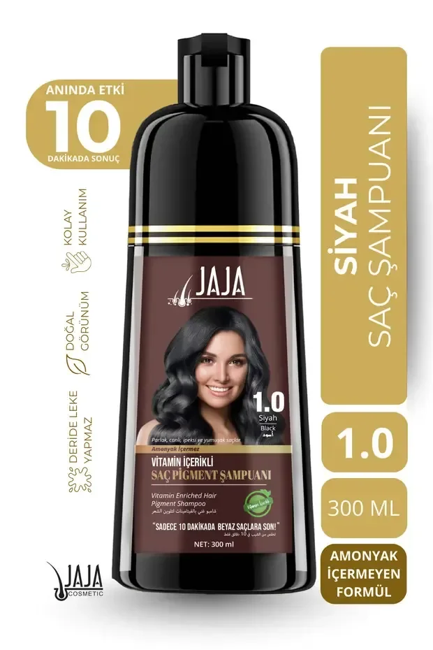 Saç Pigment Şampuanı 300 ML - 1.0 Siyah