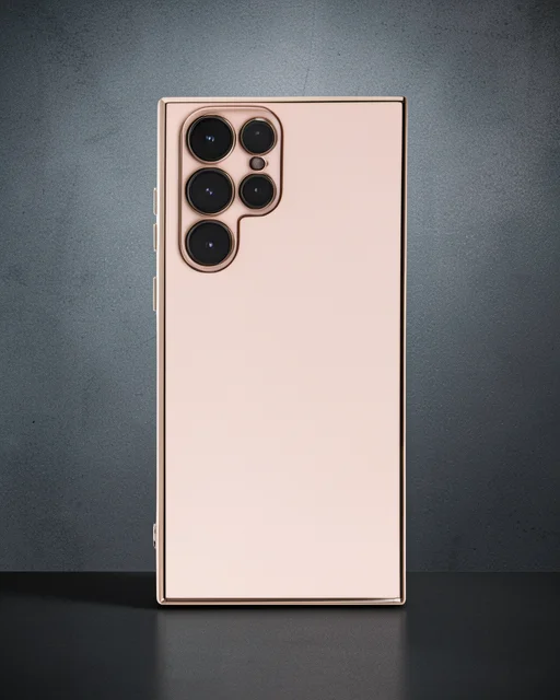 Samsung Galaxy S22 Ultra Kılıf Volet Silikon - Pembe