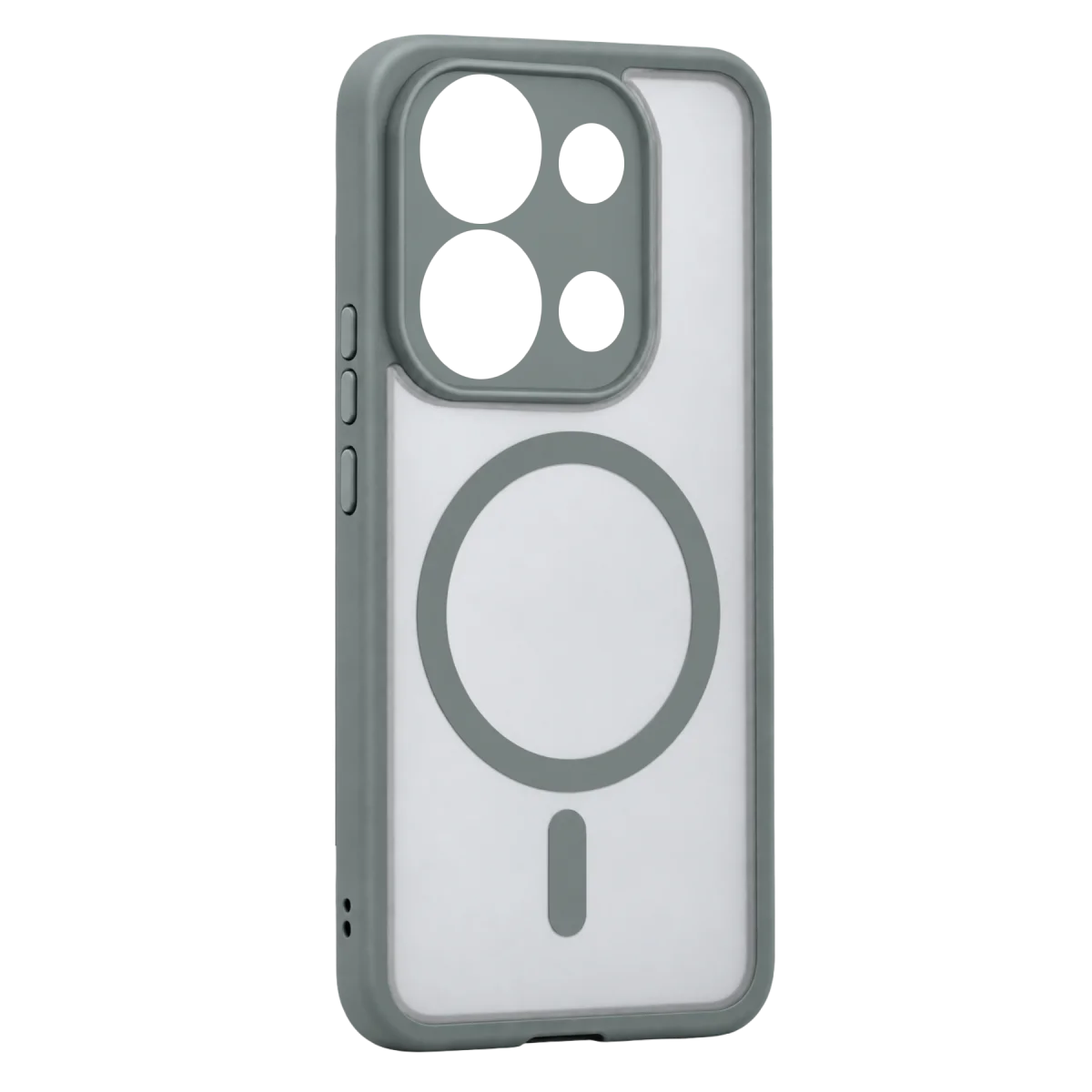 Xiaomi Redmi Note 13 4G Loji Magsafe Kapak - Gri