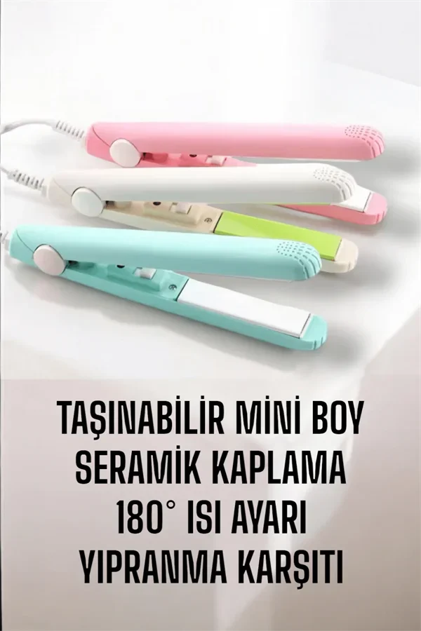 Serak Kaplama Taşınabilir ni Saç Düzleştirici Seyahat Dostu Tasarım görsel 5