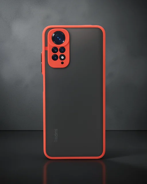 Xiaomi Redmi Note 11 Kılıf Montreal Silikon Kapak - Kırmızı