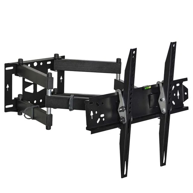 Vontech VT-952 HC Pro 55-98’’ Çift Kollu Kilitli Hareketli Televizyon Duvar Askı Aparatı