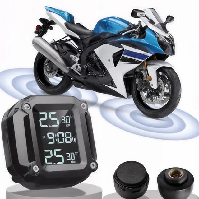 PM-28656 Motosiklet Kablosuz Lastik Basınç ve Sıcaklık İzleme Siste (TPMS) görsel 5