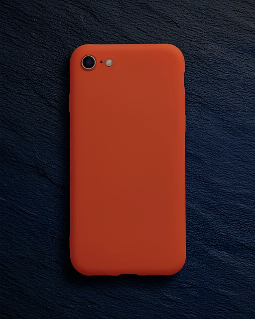 Apple İphone 7 Kılıf Nano İçi Kadife Silikon - Kırmızı