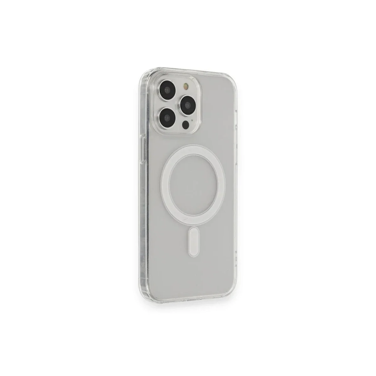 Apple iPhone 14 Pro Kılıf Matte Şeffaf Magneticsafe - Şeffaf