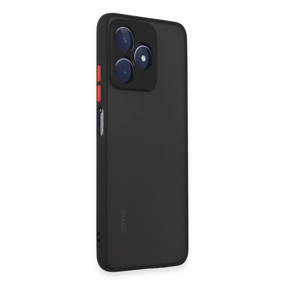 Realme C53 Kılıf Montreal Silikon Kapak - Siyah görsel 2