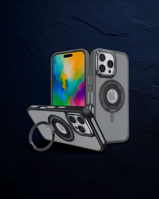 Joko Apple İphone 16 Pro Banza Magsafe Standlı Kapak - Siyah