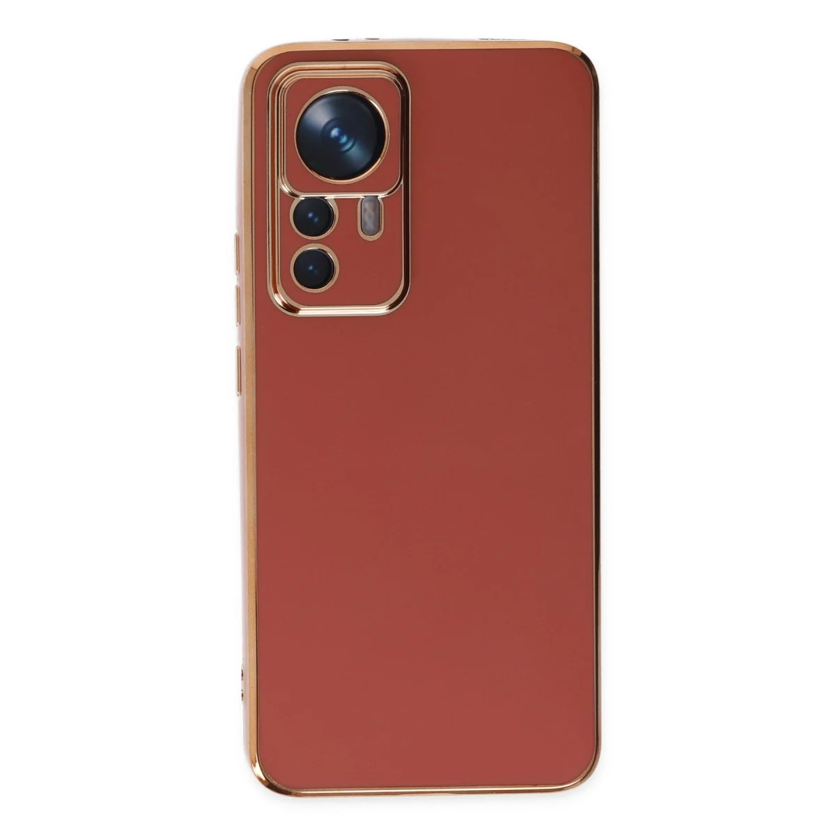 Xiaomi Mi 12t Pro Kılıf Volet Silikon - Kırmızı görsel 2