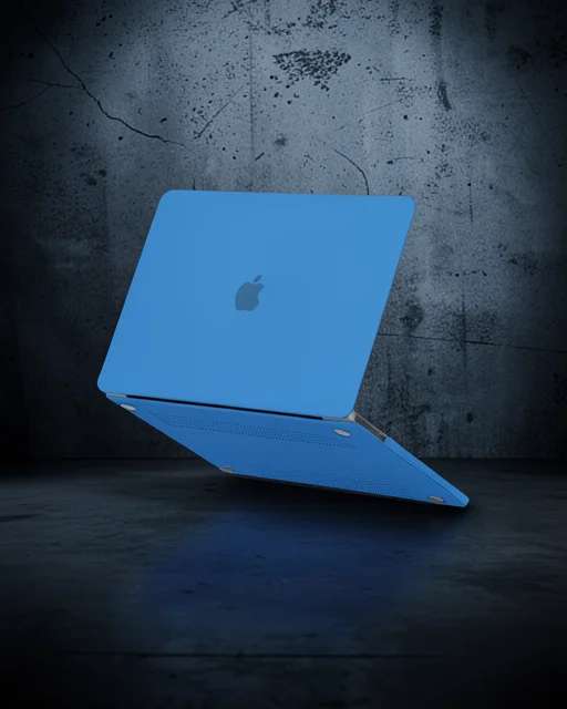 Apple Macbook Pro 13 2020 Macbook Buzlu Kapak - Mavi