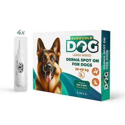 Dog Köpek Deri Bakım Damlası 20-40 Kg 4x3 Ml