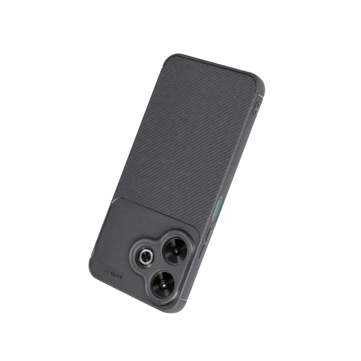 Xiaomi Redmi 13 4G Kılıf Auto Focus Karbon Kapak - Gri görsel 2