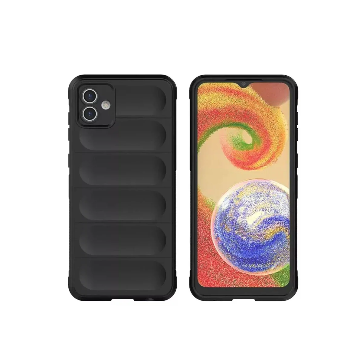 Samsung Galaxy A05 Kılıf Optimum Silikon - Siyah görsel 2