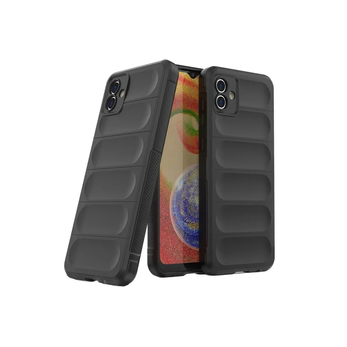 Samsung Galaxy A05 Kılıf Optimum Silikon - Siyah görsel 3