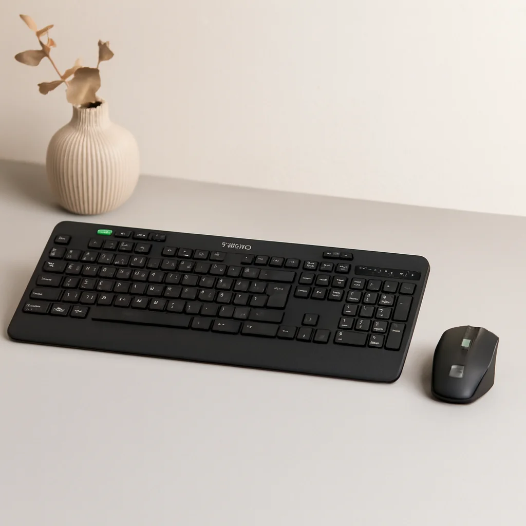 Kablosuz Klavye Mouse Seti (USB, Sessiz, Q Klavye)