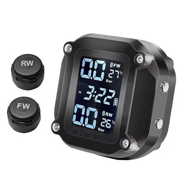 PM-28656 Motosiklet Kablosuz Lastik Basınç ve Sıcaklık İzleme Siste (TPMS) görsel 2