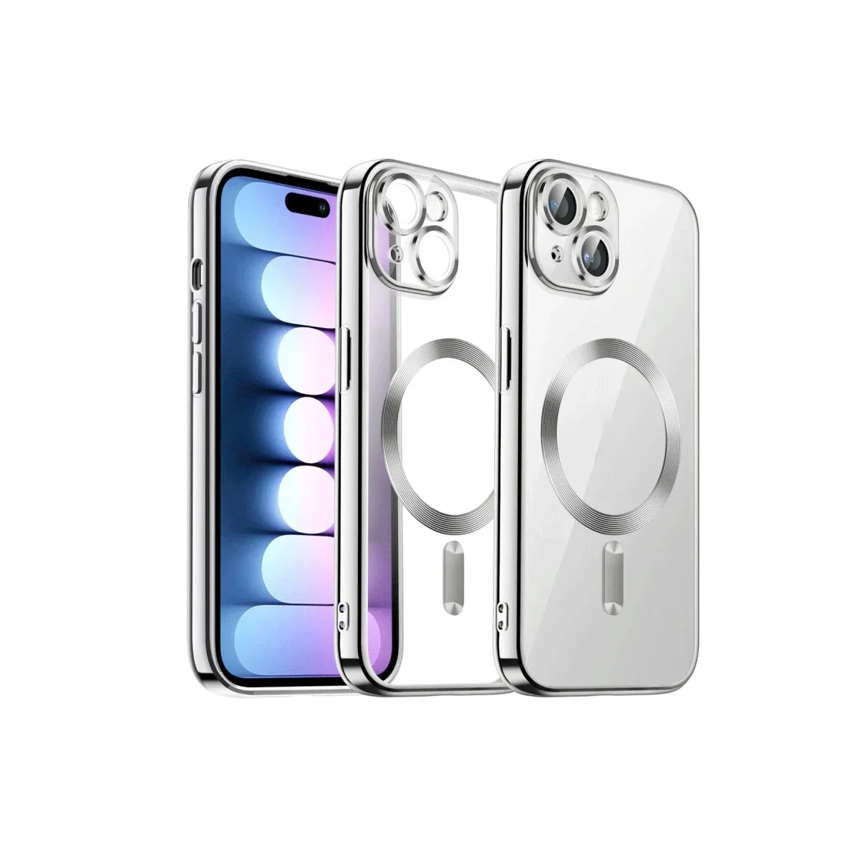 Apple iPhone 13 Kılıf Kross Magneticsafe Kapak - Titan Gri