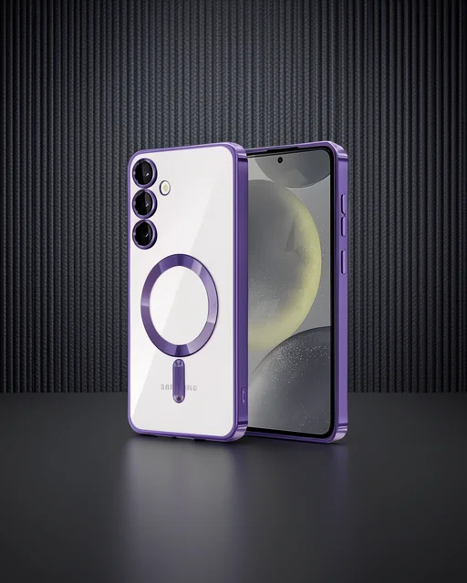 Samsung Galaxy S23 Kılıf Kross Magneticsafe Kapak - Mor