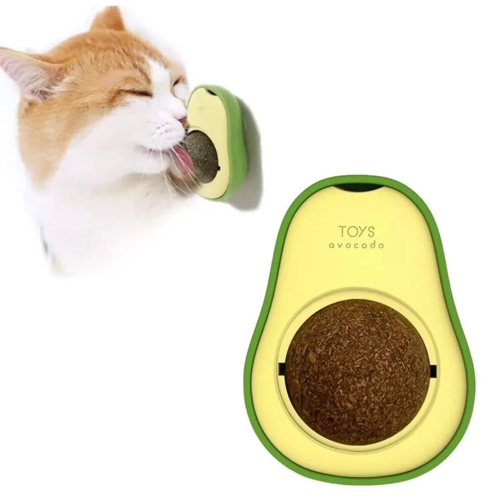 Avokado Model Yapışkanlı Kedi Oyuncağı Yenilebilir Kedi Nanesi Otu (adet fiyatıdır) görsel 5