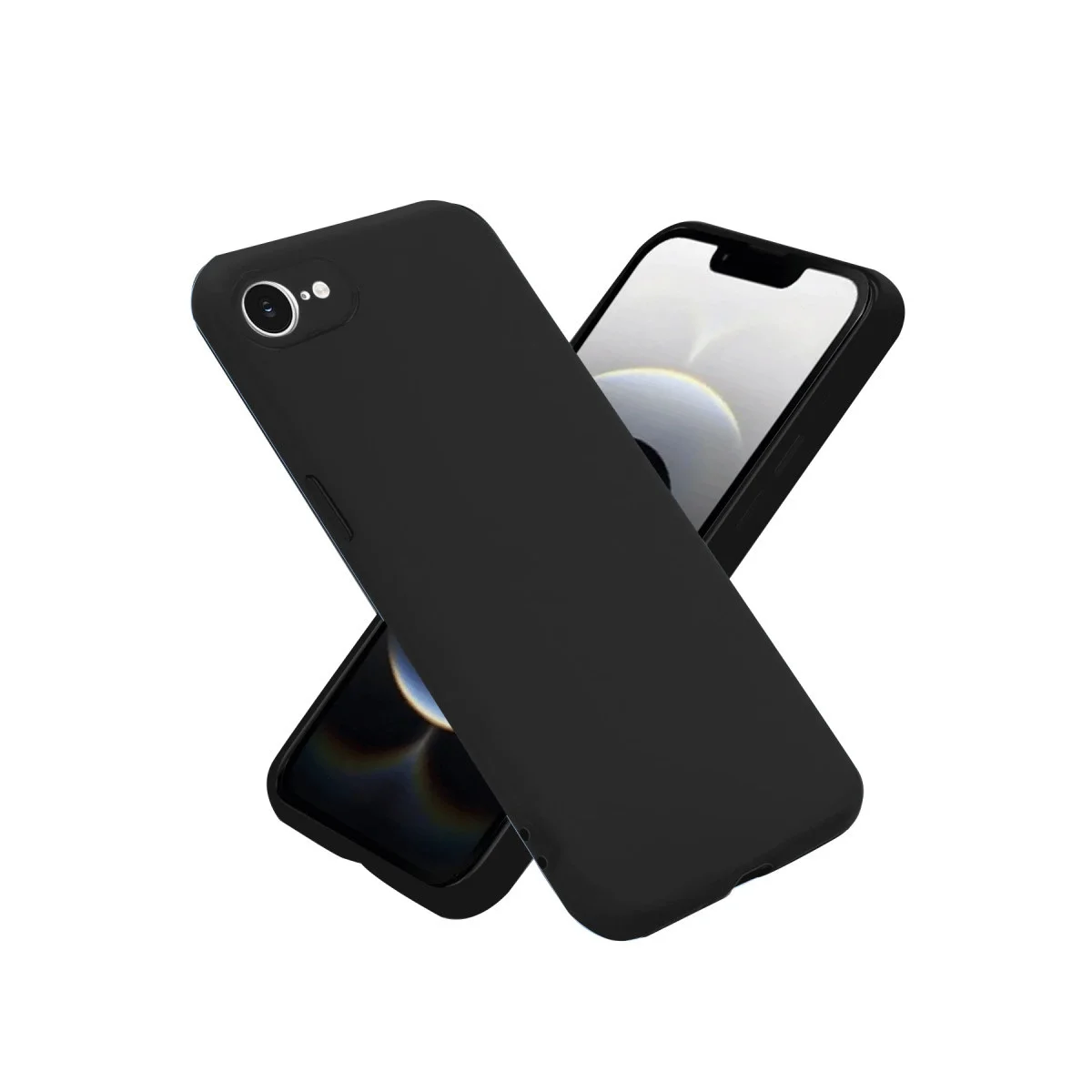 Apple İphone 16e Kılıf First Silikon - Siyah