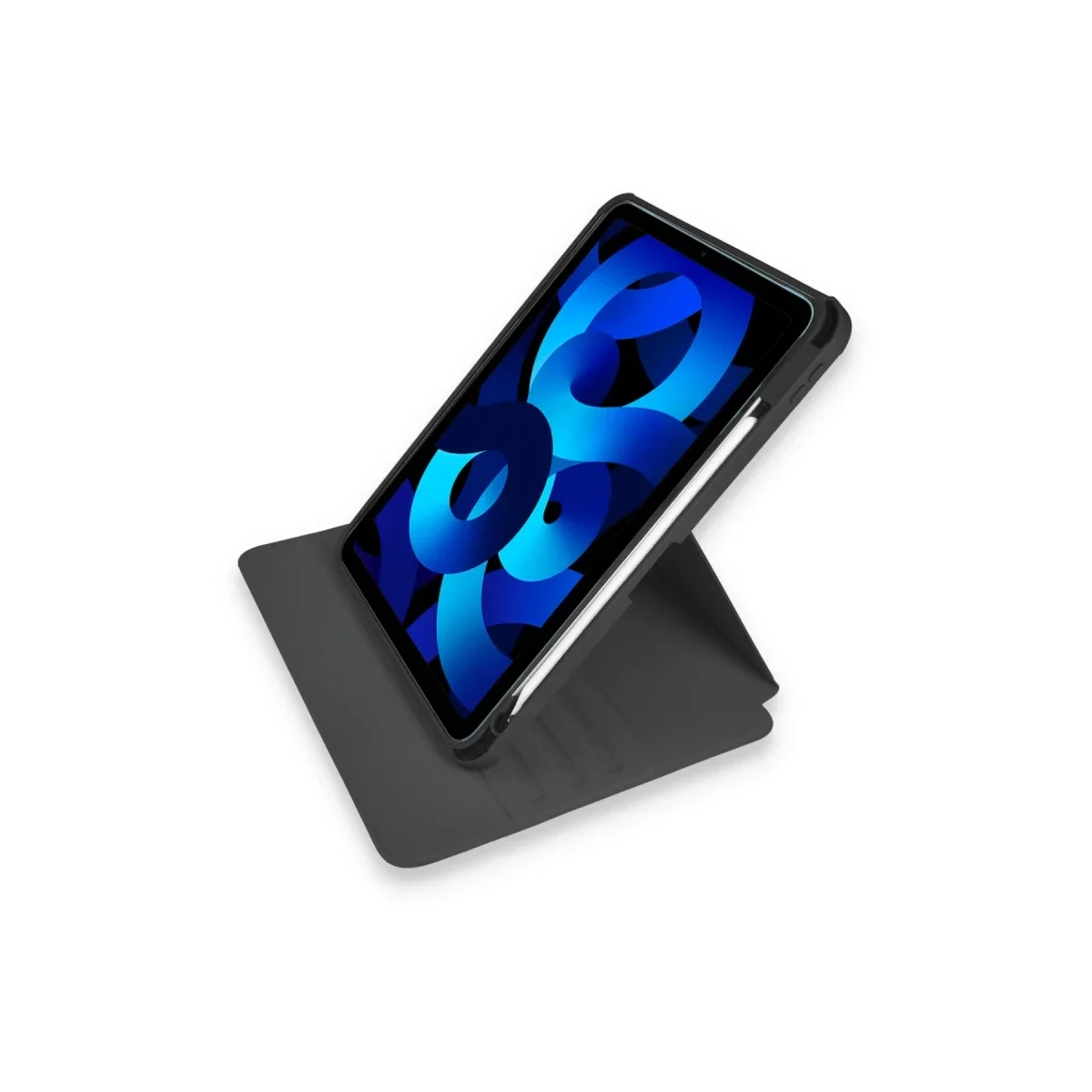 Apple iPad 10.2 (7.nesil) Kılıf Starling 360 Kalemlikli Tablet Kılıf - Siyah görsel 3