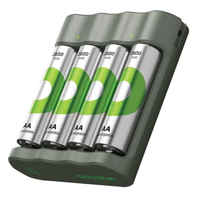 Gp Recyko B441 4*2600 mAh R6 AA Pilli Şarj Cihazı (B441/270HCER21-2GTLB4) görsel 5
