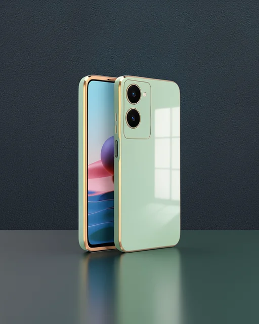 Vivo Y18 Kılıf Volet Silikon - Açık Yeşil